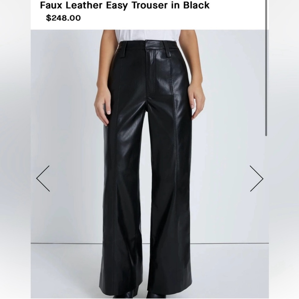 7 For All Mankind Leather Pants